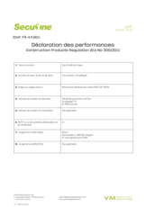 Déclaration de performance (DOP) - SecuOne